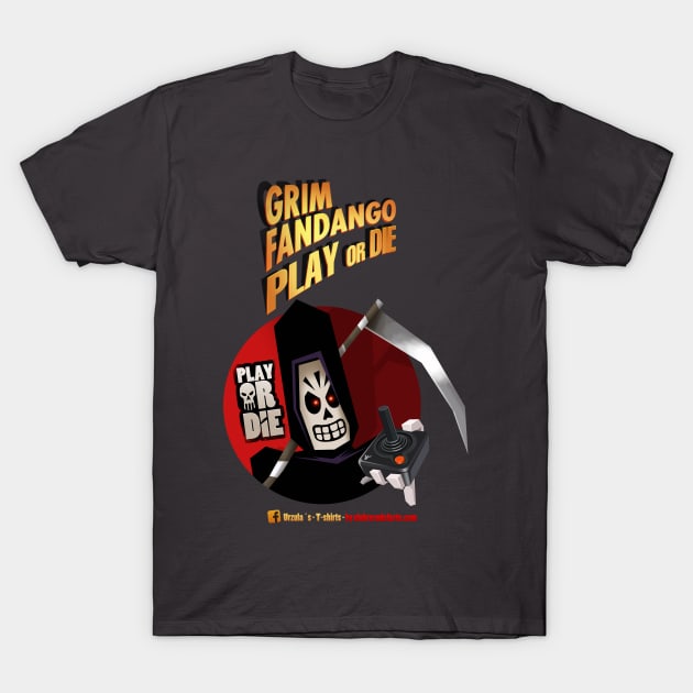 Grim Fandango T-Shirt by elobrerodelarte